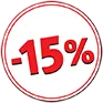 -15% Rabatt